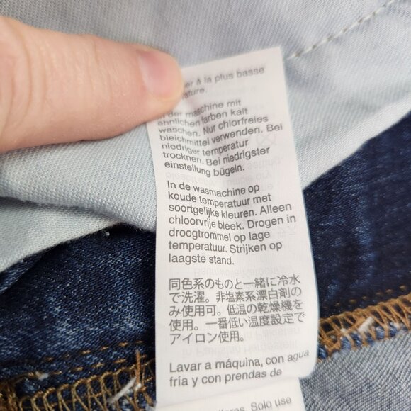 J.Crew Flex Denim Jeans Raw Hem Mens Size W31 L30 (Actual W31x L26) - Picture 14 of 16